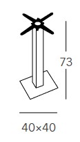 Tavolino-Bar-Tiffany-Scab-H-75-misure-e-dimensioni