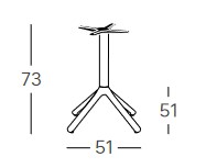 Dimensions-scab-design-nemo-fixed-h-50