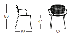 sedia-si-si-dots-con-braccioli-scab-dimensioni