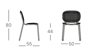 sedia-si-si-dots-scab-dimensioni