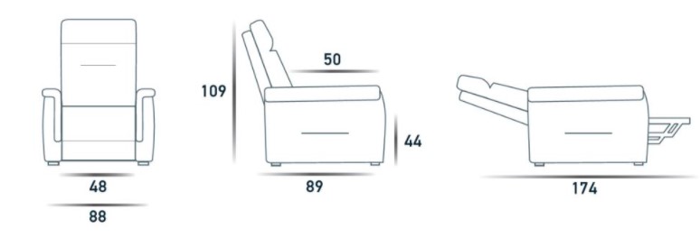 denise-spazio-relax-lift-armchair-sizes
