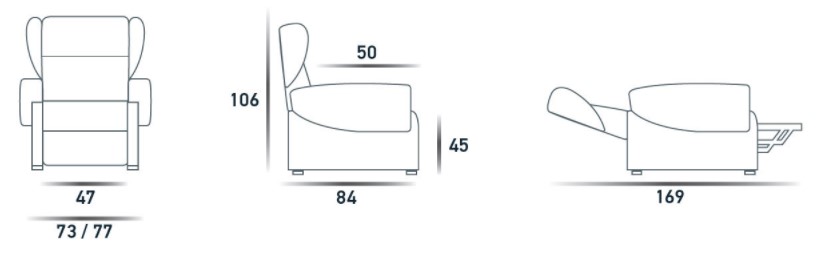 Oslo-spazio-relax-lift-armchair-sizes