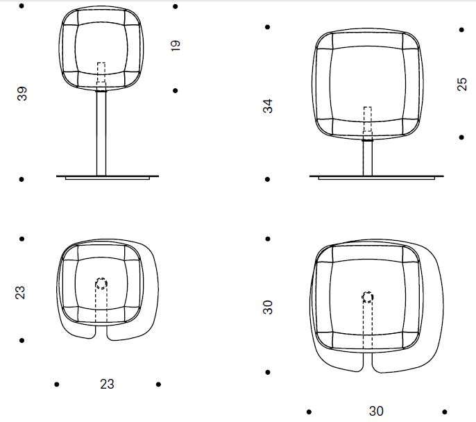 Lámpara-Hyperion-Tonelli-Design-de-mesa-medidas