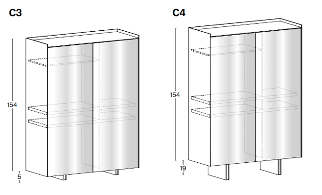 cabinet aterea tonelli design dimensioni