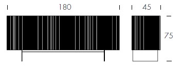 barcode-buffet-Tonin-dimensions