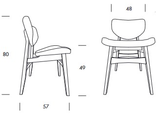 Zoe Tonin Casa Chair sizes