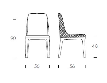 CleoElite-chaise-Tonin-dimensions