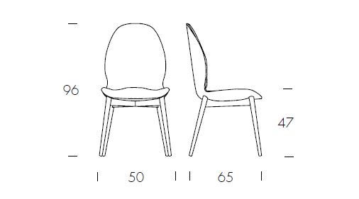 SorrentoEasy-sedia-Tonin-Dimensioni