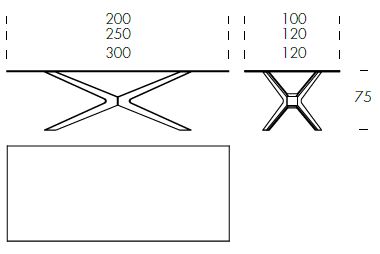 Blade-tablefix-Tonin-dimensions-rectangulaire