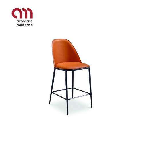 Sgabello Midj Lea H65 M CU - Arredare Moderno