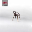 Lola Steel Wood Casprini Poltroncina moderna - Arredare Moderno