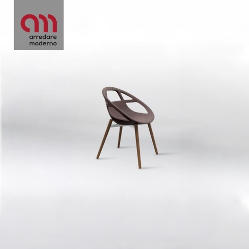 Lola Steel Wood Casprini Poltroncina moderna - Arredare Moderno