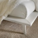 Letto singolo Ergogreen Allison imottito - Arredare Moderno