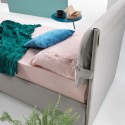 Letto singolo Ergogreen Beatrice imbottito - Arredare Moderno