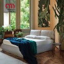 Letto matrimoniale Ergogreen Beatrice imbottito - Arredare Moderno