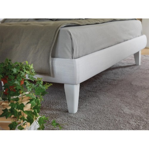 Letto matrimoniale Ergogreen Beatrice imbottito - Arredare Moderno