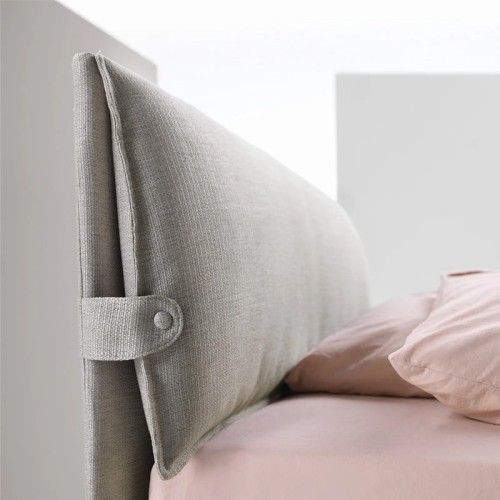 Letto matrimoniale Ergogreen Beatrice imbottito - Arredare Moderno