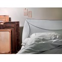 Letto contenitore singolo Ergogreen Corinne in pelle