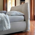 Letto matrimoniale Ergogreen Corinne in pelle - Arredare Moderno