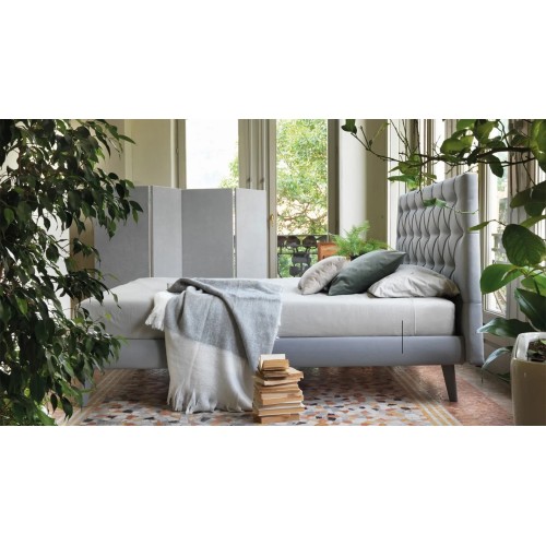 Letto singolo Ergogreen Josephine design - Arredare Moderno