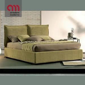 Letto contenitore matrimoniale Ergogreen Justine moderno