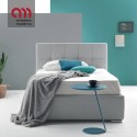 Letto contenitore singolo Ergogreen Malika moderno salvaspazio