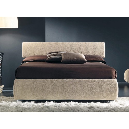 Letto contenitore singolo Ergogreen Nicole Tessile - Arredare Moderno