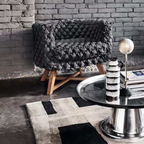 Poltrona piccola da salotto Gervasoni Gray 08 moderna - Arredare Moderno