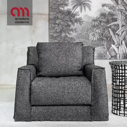 Poltrona da salotto Gervasoni Loll moderna - Arredare Moderno