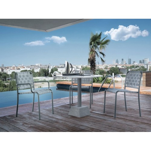 Sedia Gervasoni Inout 824 con braccioli - Arredare Moderno