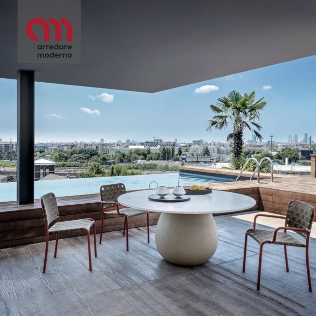 Tavolo rotondo Gervasoni Inout 834 - 836 - Arredare Moderno