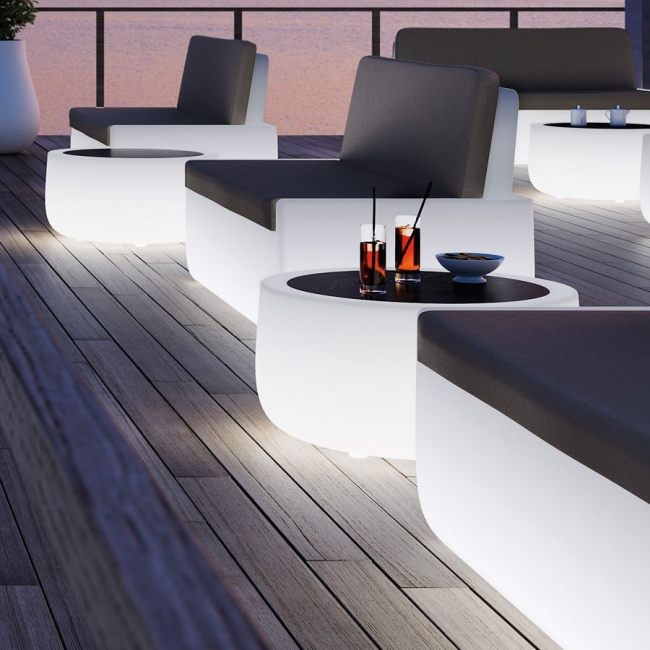 Tavolino Bold Table Light indoor/outdoor Plust