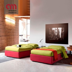 Letto una piazza e mezza Noctis Sommier - Arredare Moderno