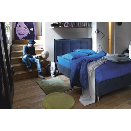 Letto una piazza e mezza Noctis Bob Capitonnè - Arredare Moderno