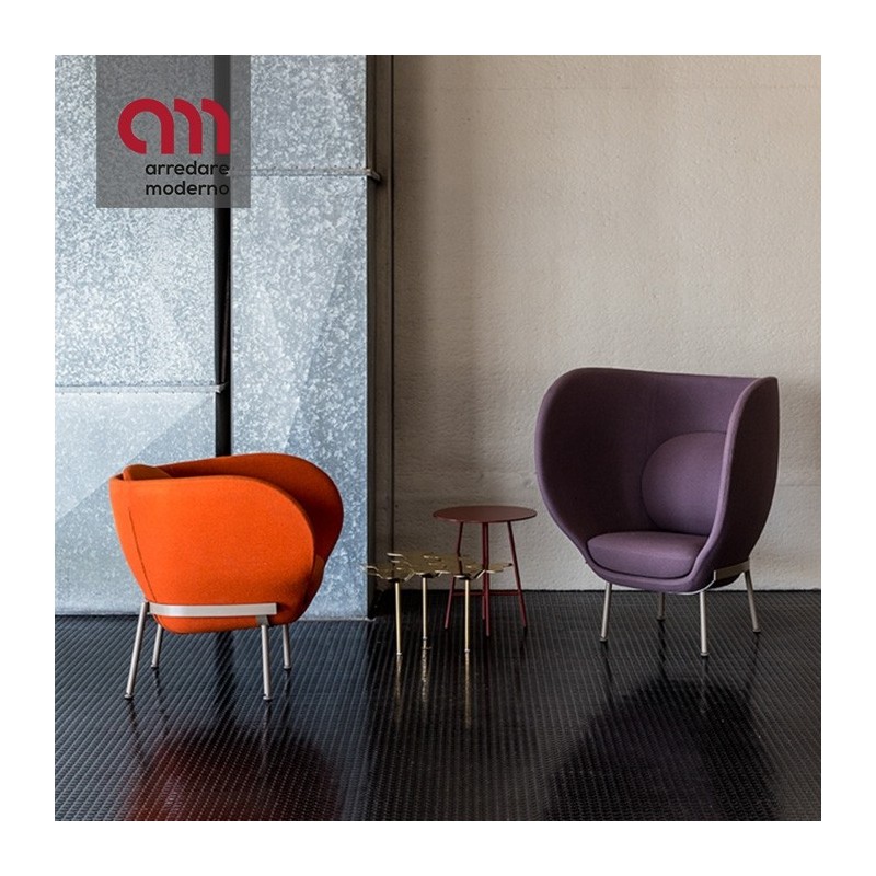 Armada Moroso poltrona in pelle - Arredare Moderno