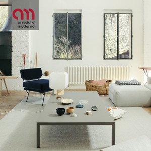 Tavolino MDF Italia Tense Material Pietra - Arredare Moderno