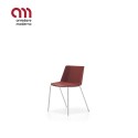 Sedia MDF Italia Aiku Soft 4 Gambe Tonde - Arredare Moderno