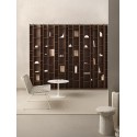 Libreria Random Wood MDF Italia - Arredare Moderno