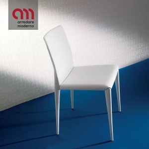 Sedia design Nubia Ingenia Casa Bontempi spalliera bassa - Arredare Moderno