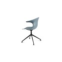 Sedia Infiniti Design Loop 4 Star Aluminium Base - Arredare moderno