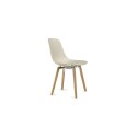 Sedia Infiniti Design Pure Loop Mono wooden legs - Arredare Moderno