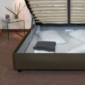 Letto matrimoniale Ityhome Adele con contenitore - Arredare Moderno