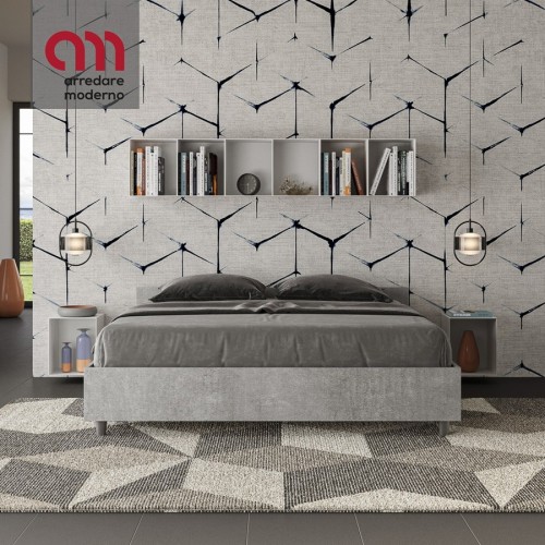 Letto matrimoniale Ityhome Nuamo testiera bassa - Arredare Moderno