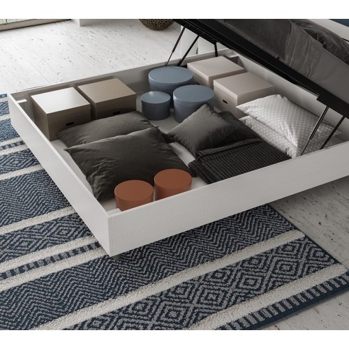 Letto matrimoniale Ityhome Nuamo testiera bassa - Arredare Moderno