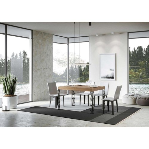 Tavolo allungabile Itamoby Ghibli telaio antracite - Arredare Moderno