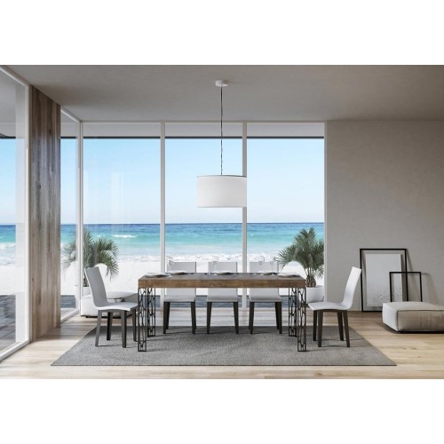 Tavolo allungabile Itamoby Ghibli telaio antracite - Arredare Moderno