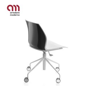 Sedia ufficio Kastel Kalea girevole gas con ruote - Arredare Moderno