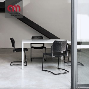 Sedia ufficio Kastel Kyos a slitta - Arredare Moderno