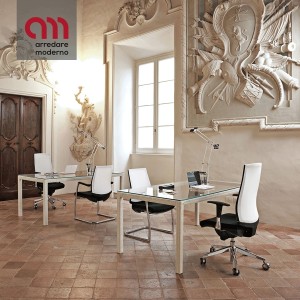 Sedia ergonomica Kastel Kontat con braccioli - Arredare Moderno