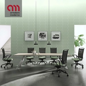 Sedia ergonomica Kastel Korium Mesh con braccioli - Arredare Moderno